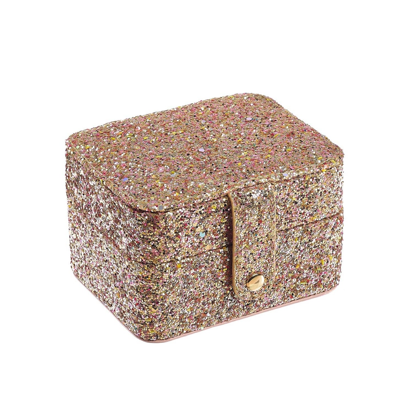 Confetti Glitter Gold Jewelry Box