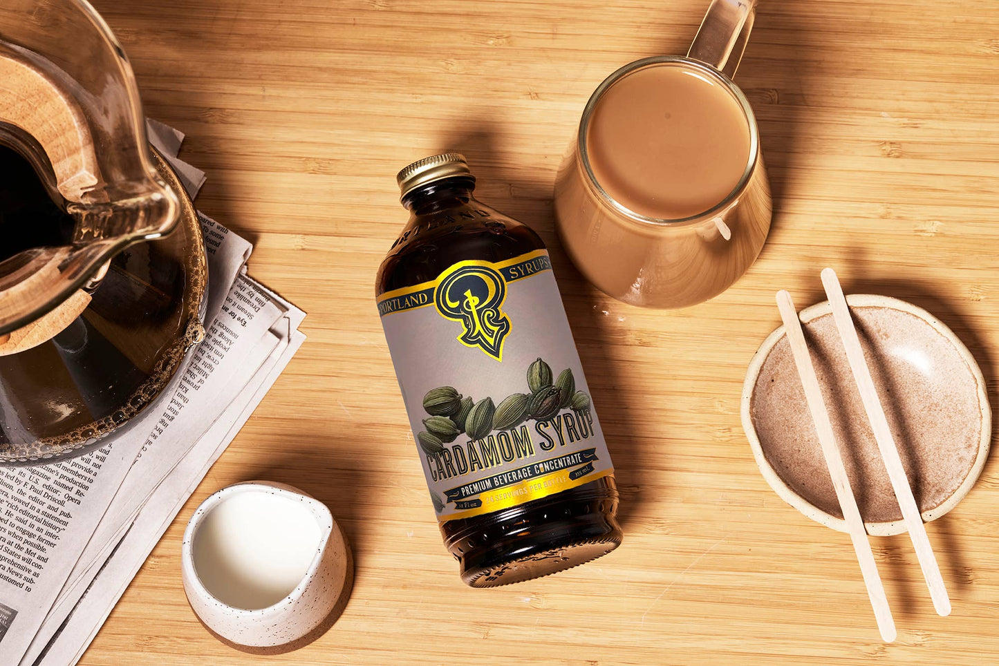Cardamom Syrup - Cocktail / Mocktail Drink Mix / Coffee Mixer