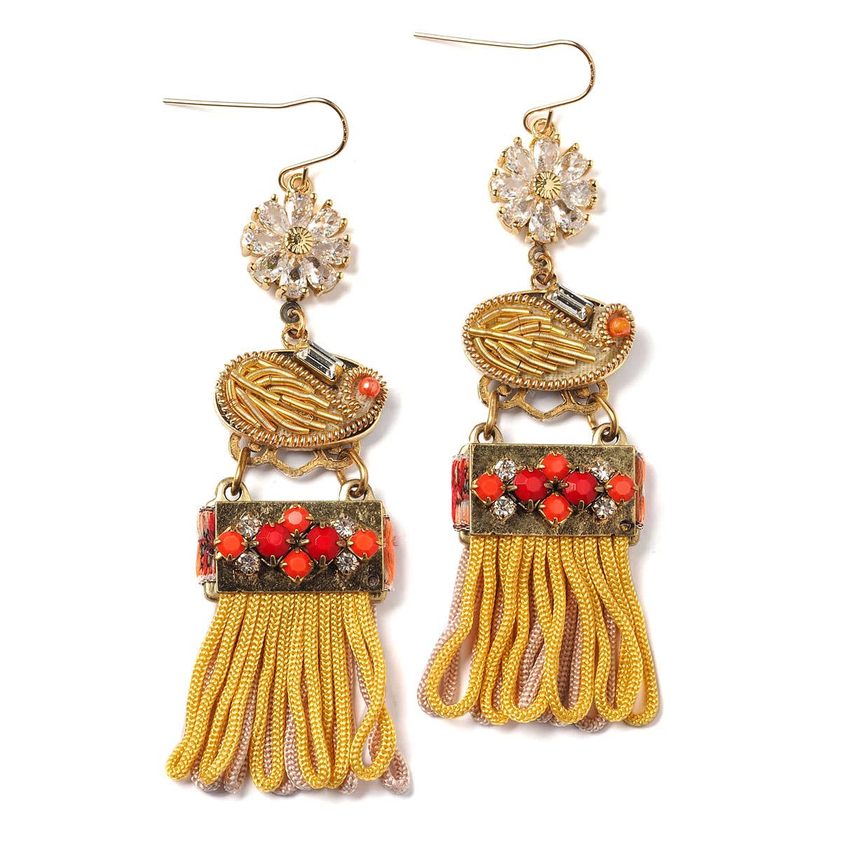Embellished Moroccan Tassel Earring