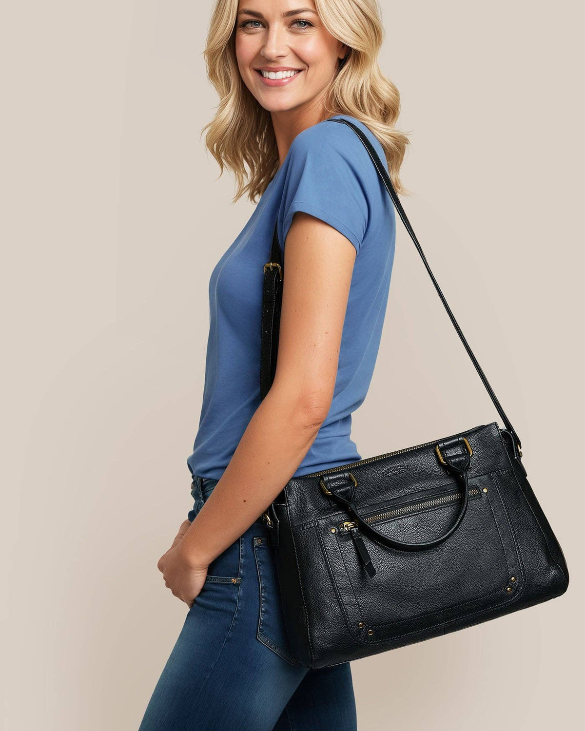 Jamestown Satchel - Black