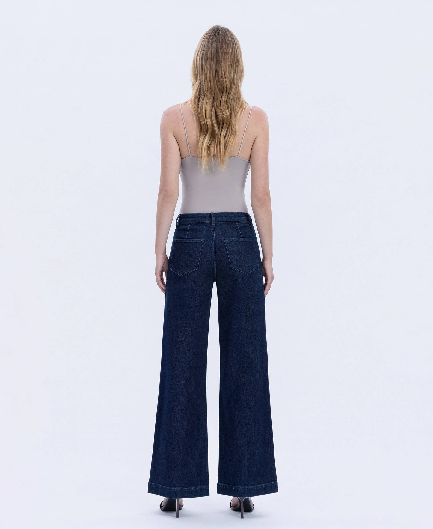 FLYING MONKEY Wide Leg Trouser Jeans