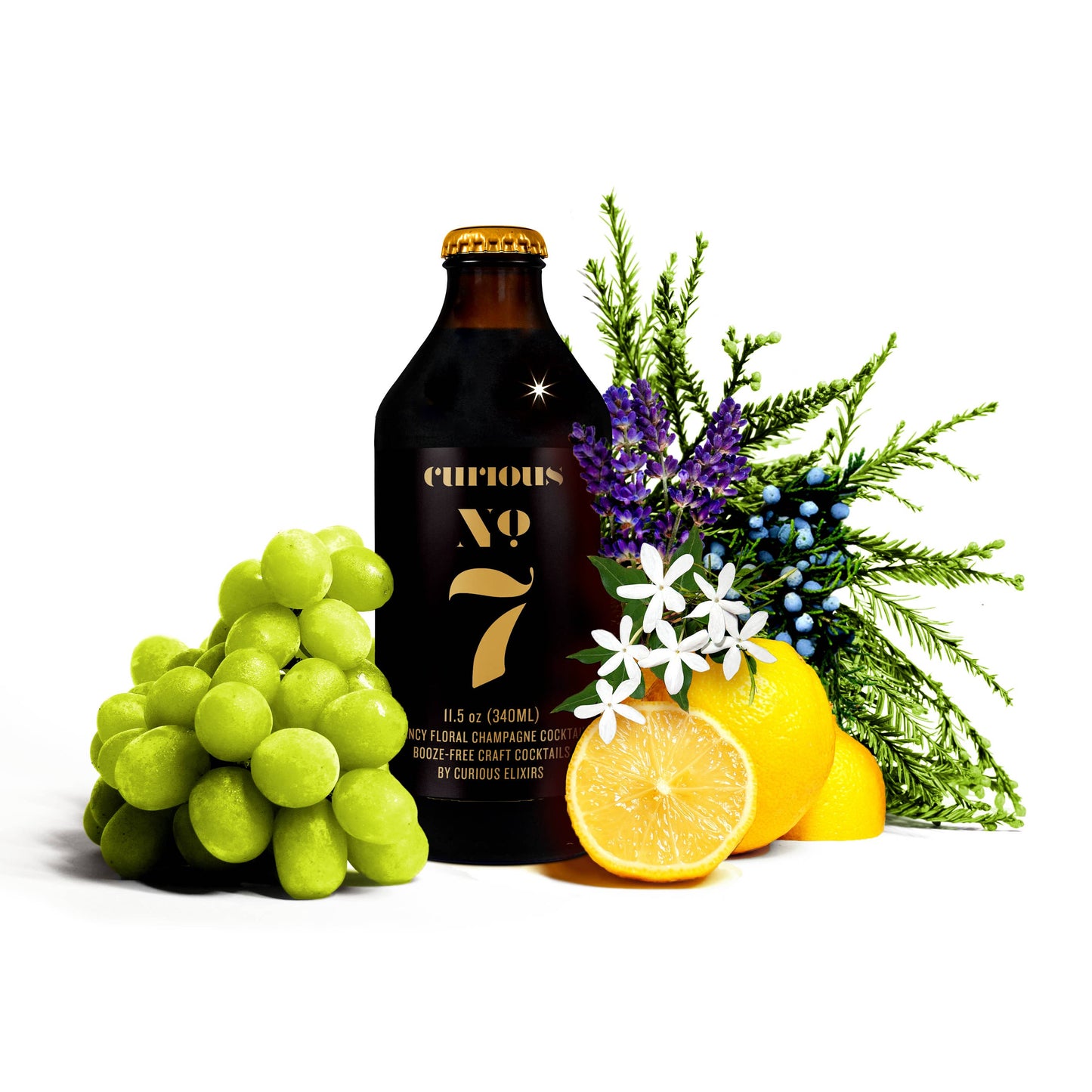 Curious Elixir No. 7 Booze-Free Cocktails: French 77