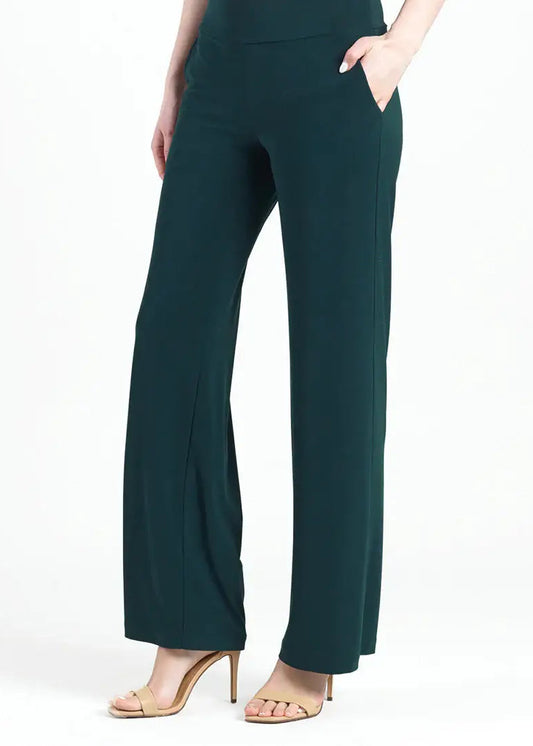 Wide Leg Pocket Pant - Hunter Green