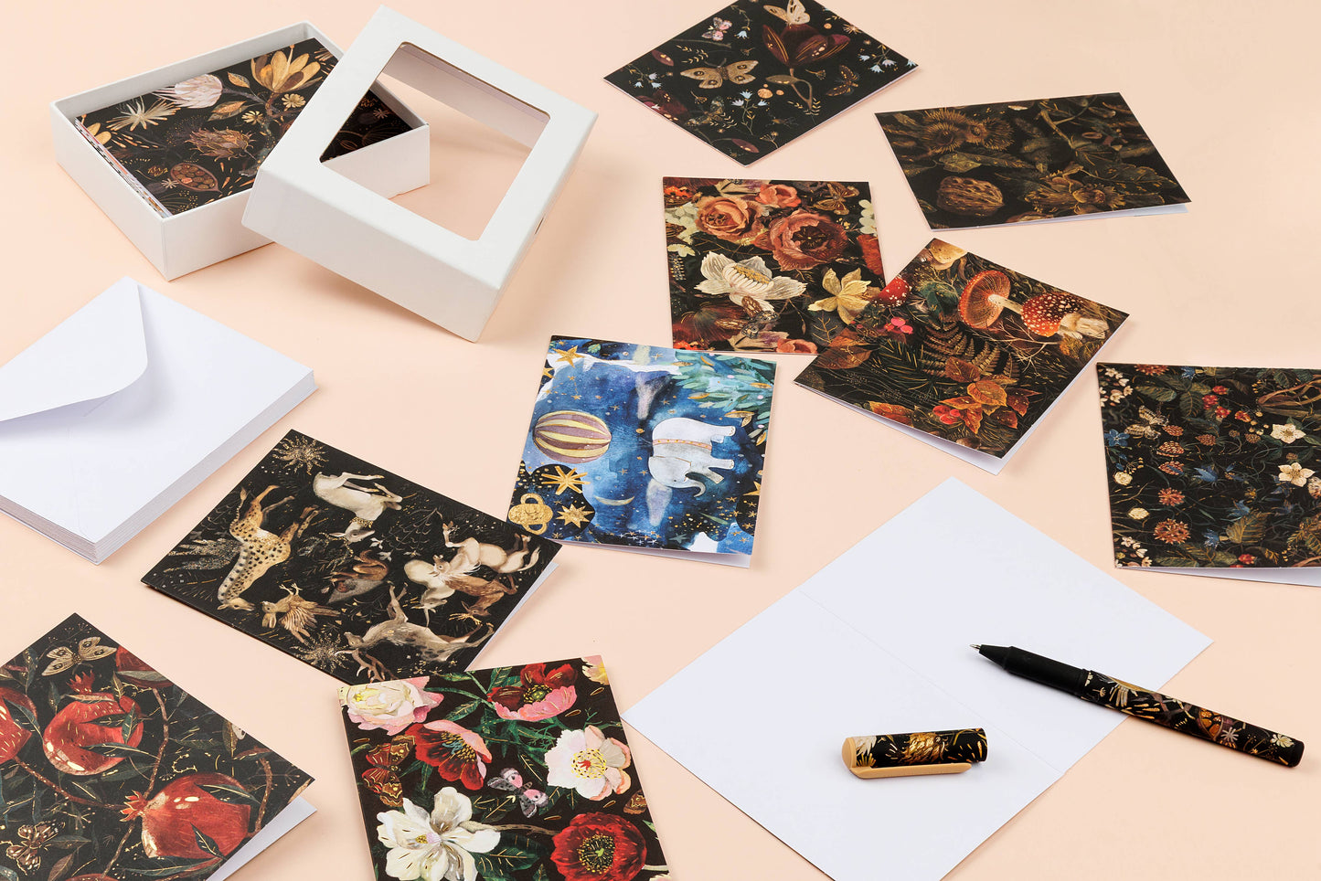 Forest Flowers Notecards -Set of 16