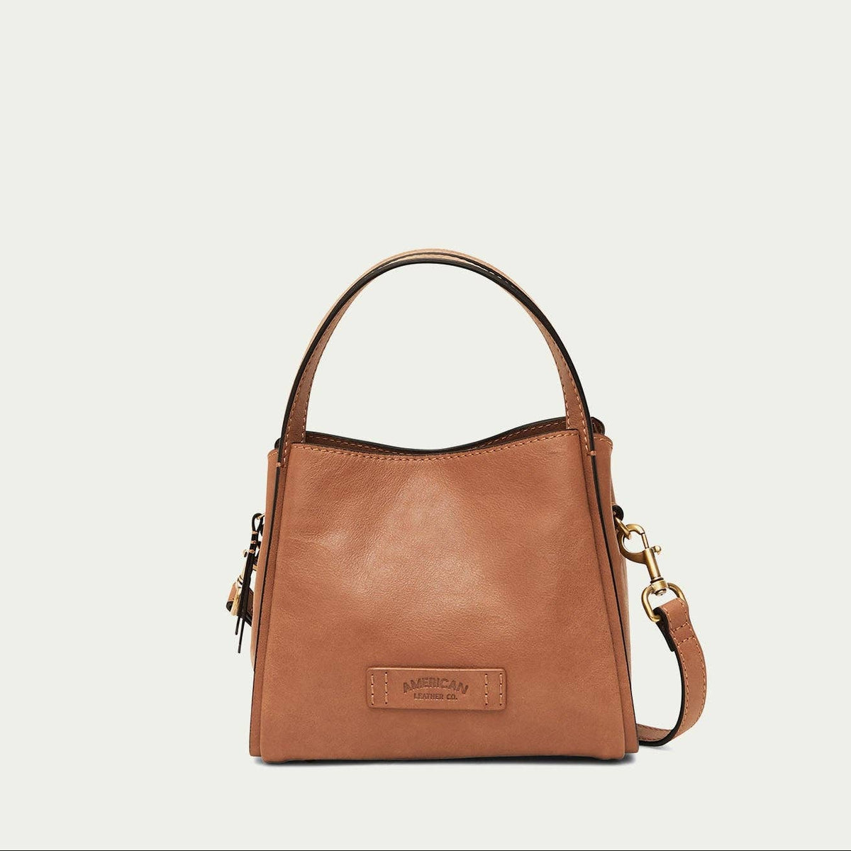 Auburn Mini Crossbody - Saddle Bomber Leather