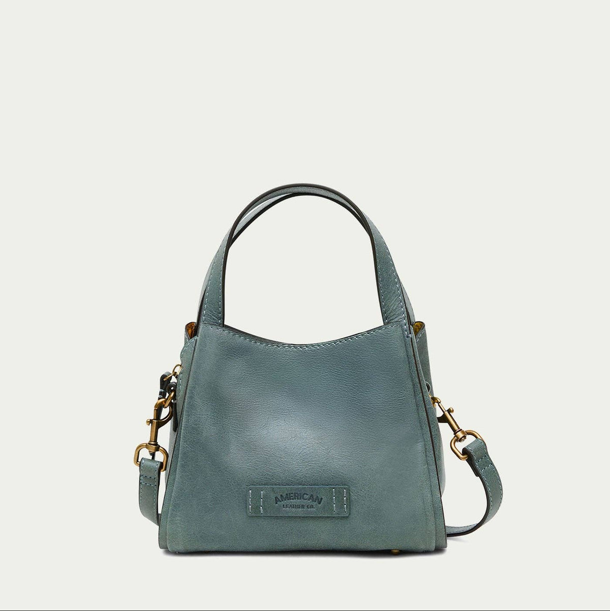 Auburn Mini Crossbody - Sage Leaf Bomber Leather