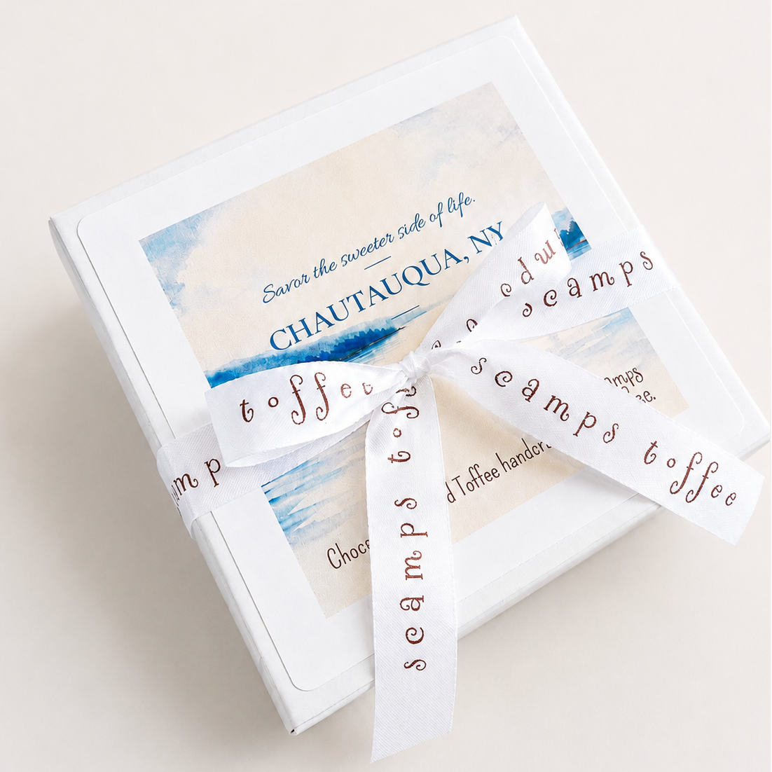 Savor Chautauqua Scamps Duo Toffee Box - 8 oz