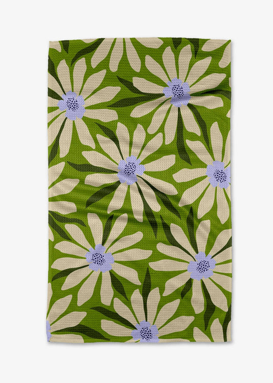 Geometry Bliss and Bloom Tea Towel
