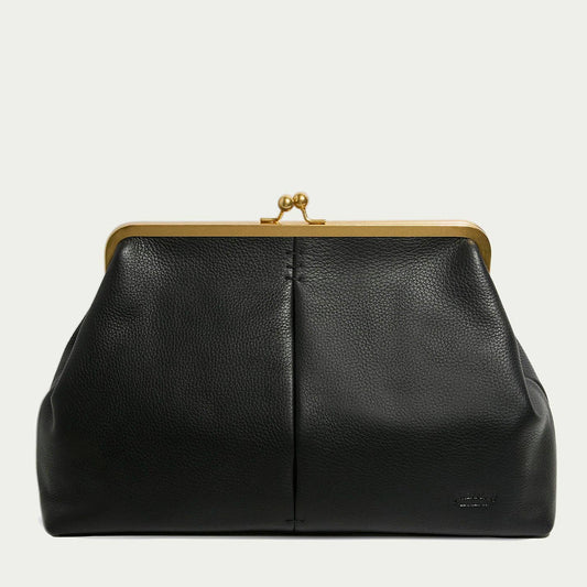 Grace Oversized Clutch - Black
