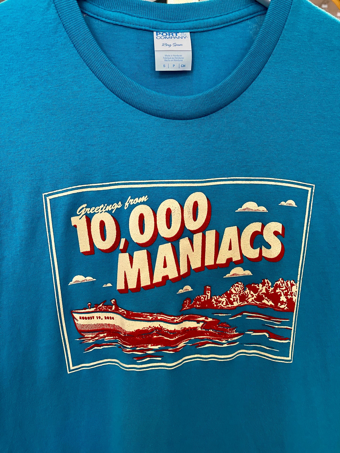 "Greetings From" Tee - Official 100,000 Maniacs Tee