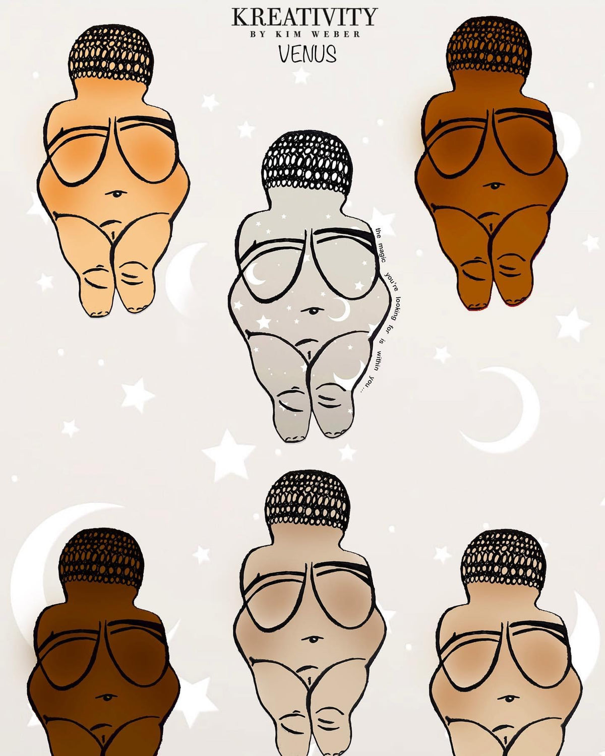 Venus Sticker Venus Sticker Sheet – Art Cloth & Craft