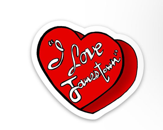 I Love Jamestown Sticker