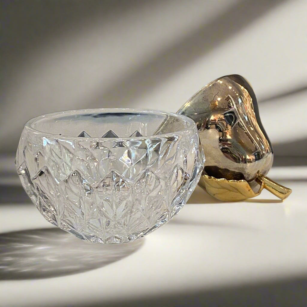 Vintage Pear Trinket Jar