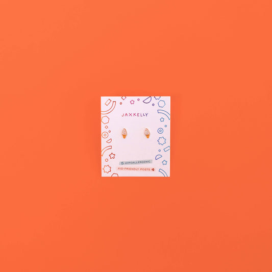 Ice Cream Flat Back Kids Earrings