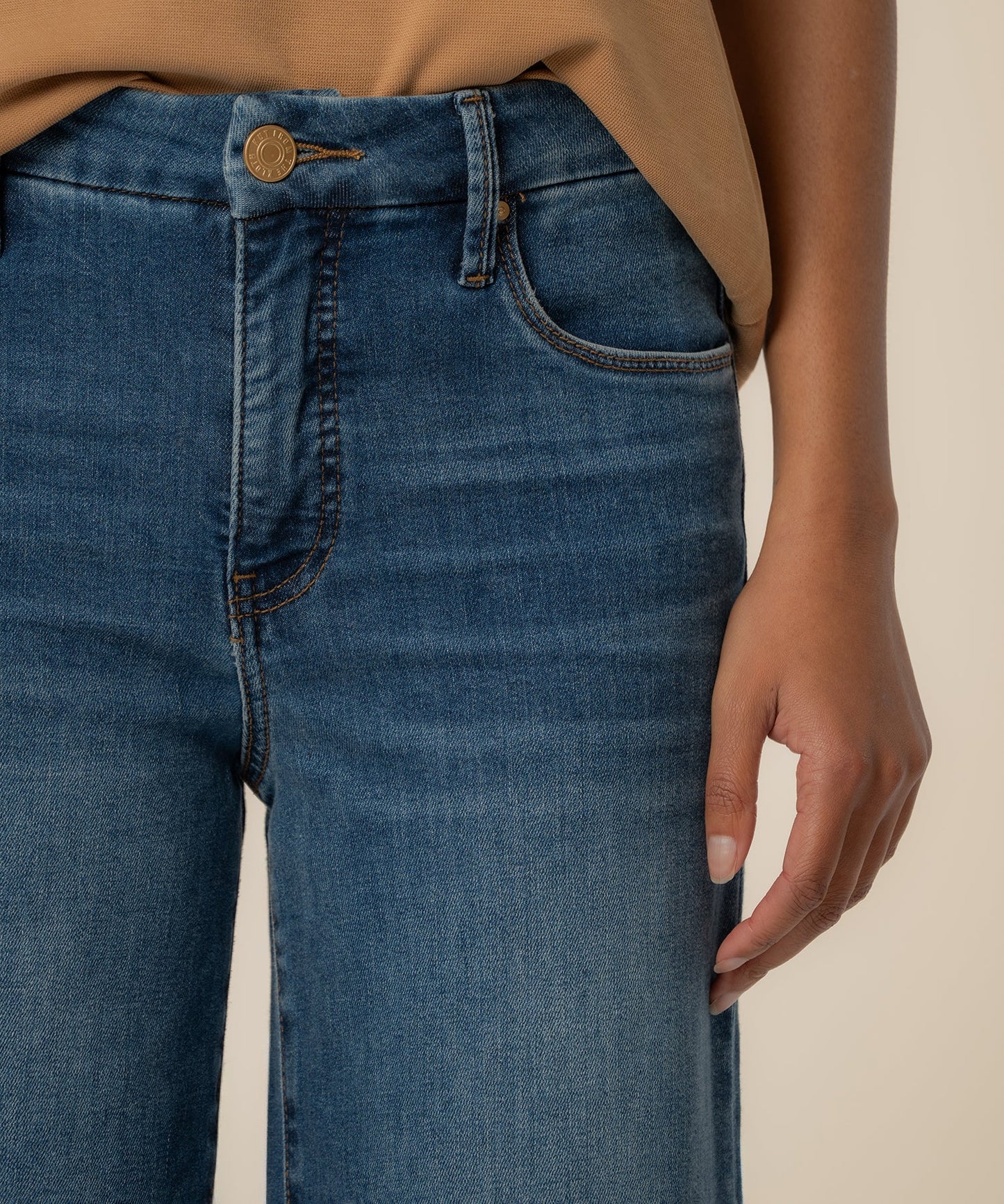 KUT from the Kloth - Meg High Rise Wide Leg - RAD WASH