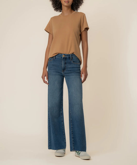 KUT from the Kloth - Meg High Rise Wide Leg - RAD WASH