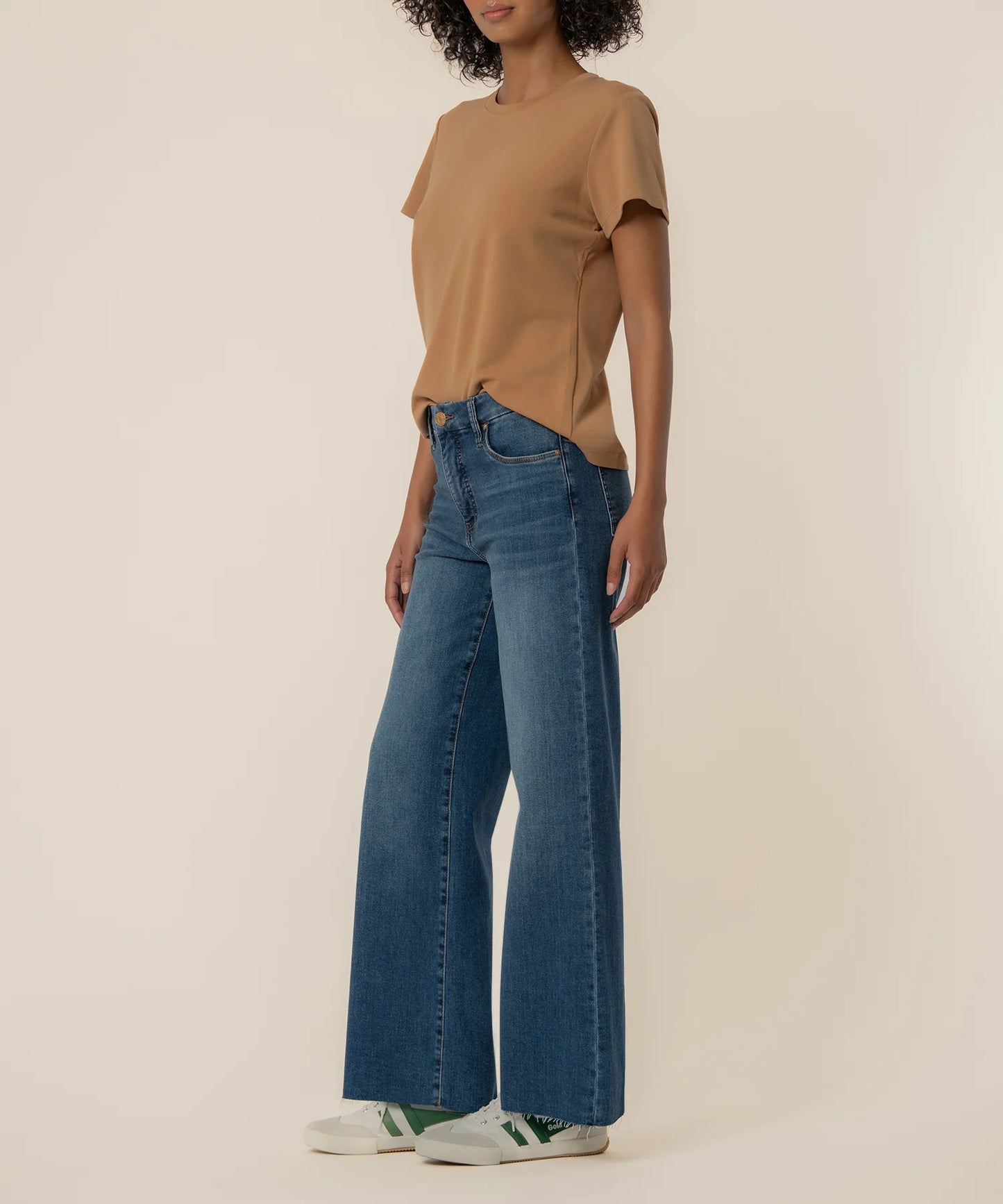 KUT from the Kloth - Meg High Rise Wide Leg - RAD WASH