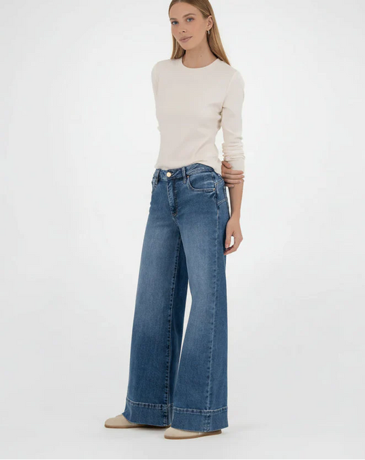 KUT from the Kloth - Maya Fab Ab Wide Leg - Amuse