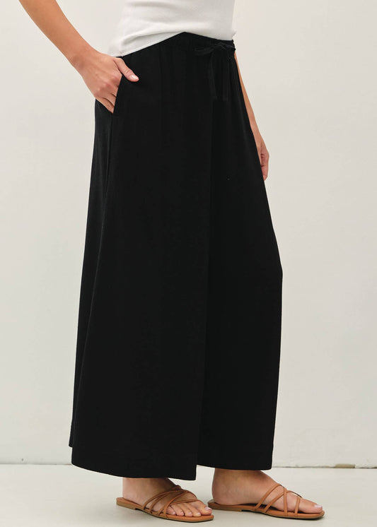 Linen Blend Palazzo Pants