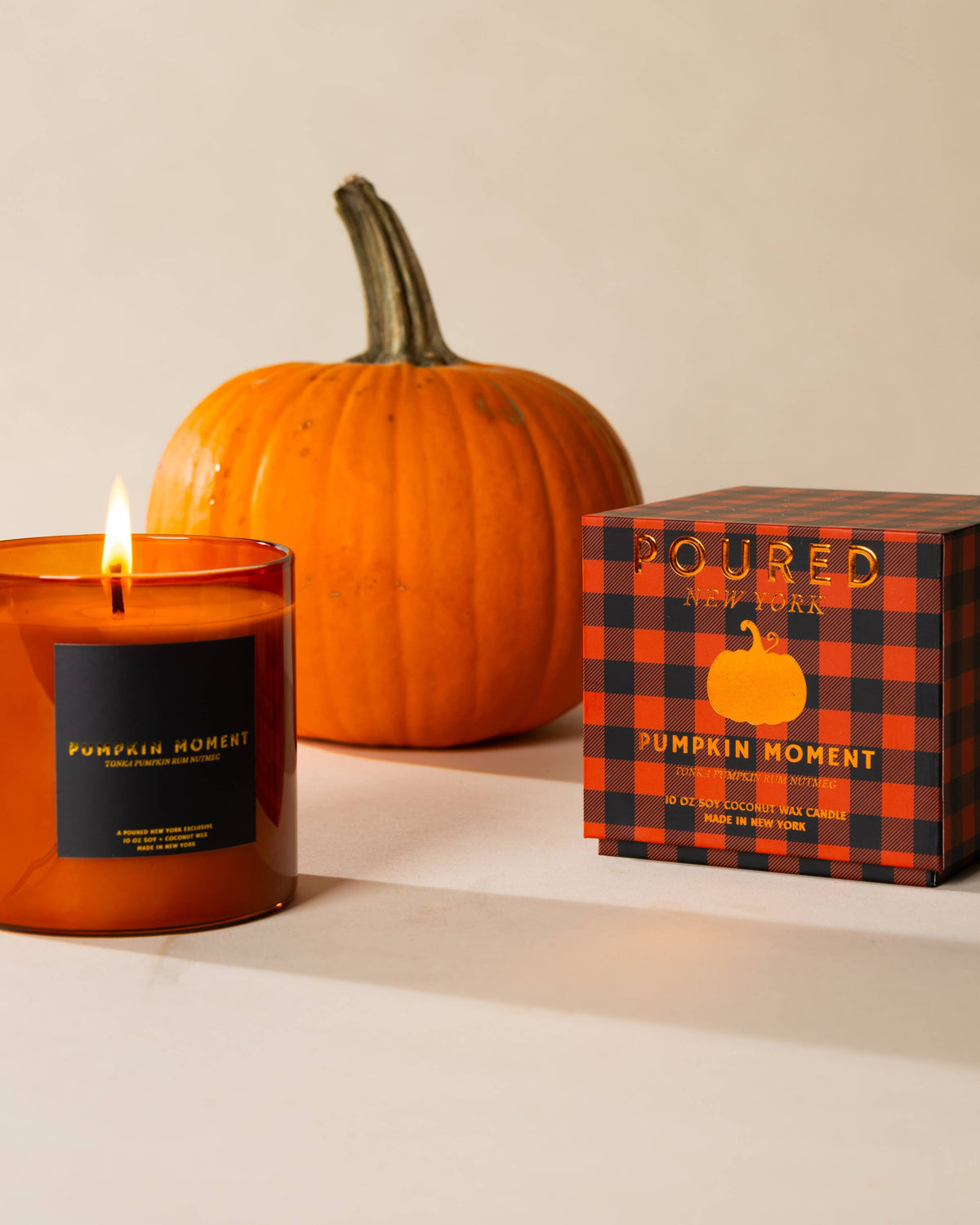 Pumpkin Moment Candle - Poured New York