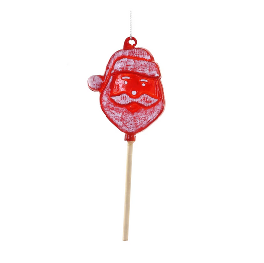 Santa Lollipop Ornament