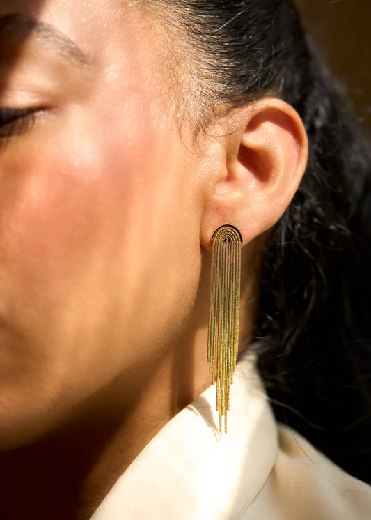 Santana Earrings - 18K Gold Plated