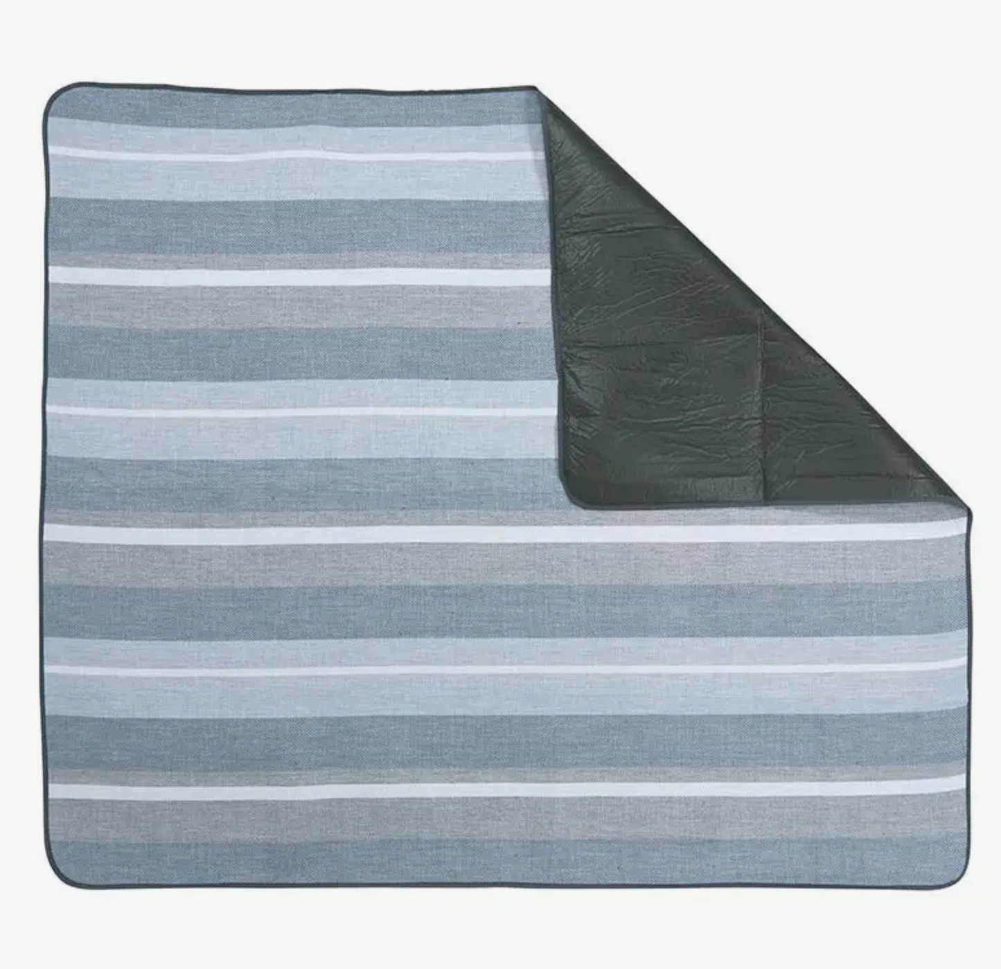Striped Picnic Blanket – Blue