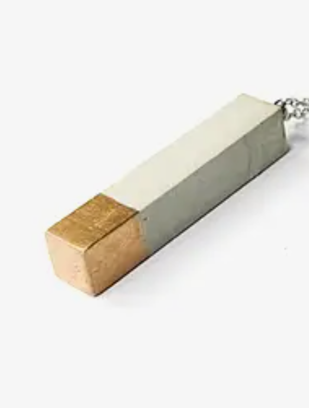 Lola Concrete Minimalist Necklace