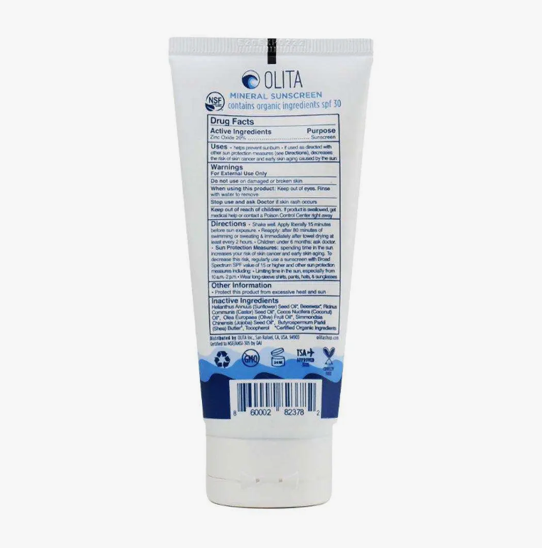 Mineral Organic Sunscreen Lotion SPF 30