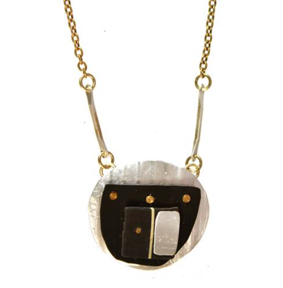 Dinner Out Round Necklace