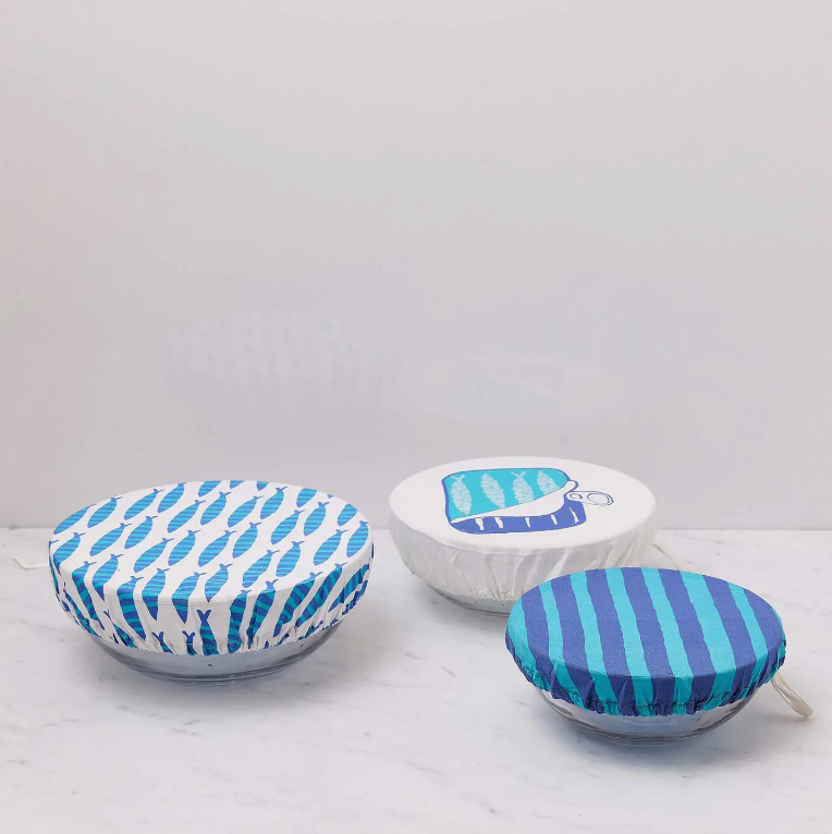 Sardines Dish Covers, Set of 3