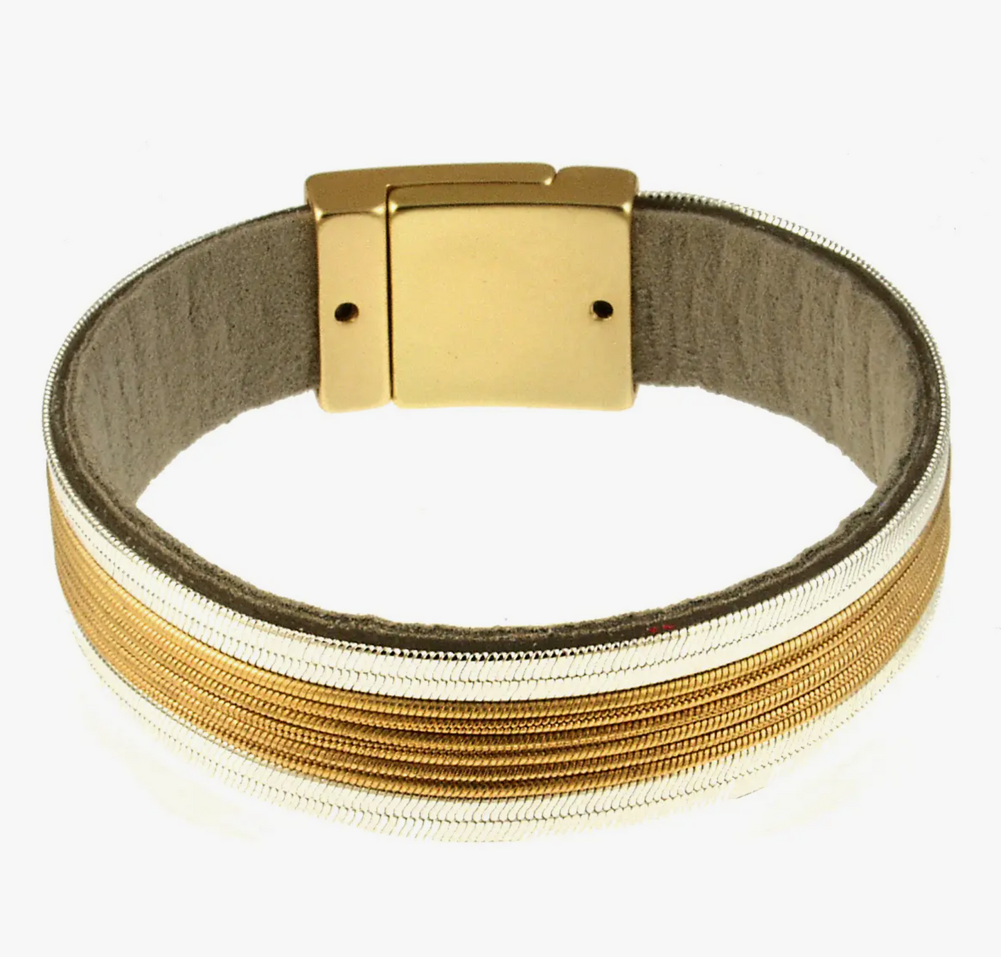 Silver & Gold Chain Bracelet