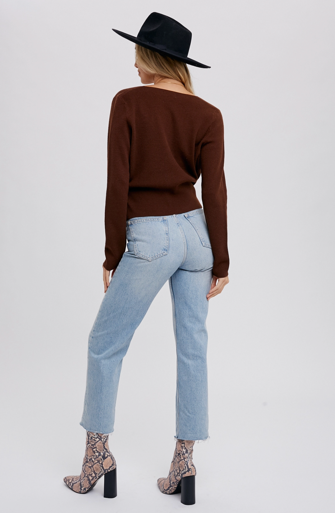 Wrap Sweater Pullover