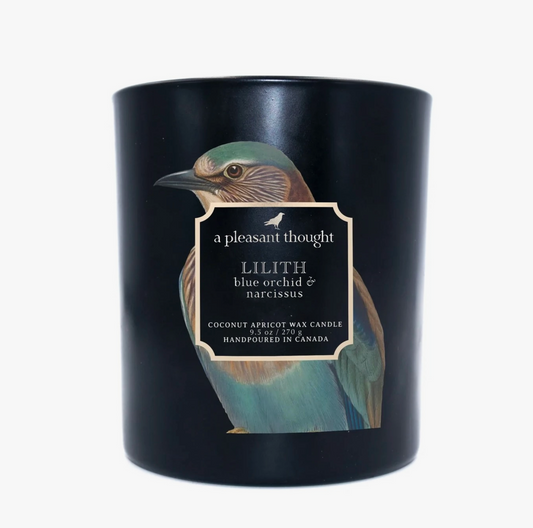 Lilith | Blue Orchid & Narcissus | Raven Candle