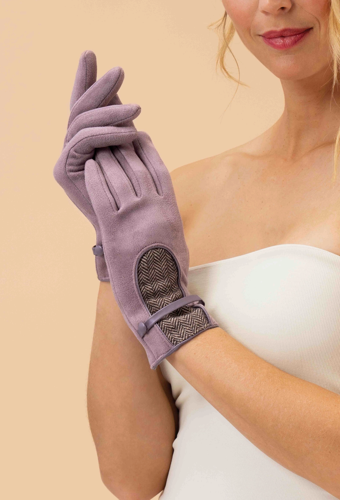 Genevive Gloves - Lavender