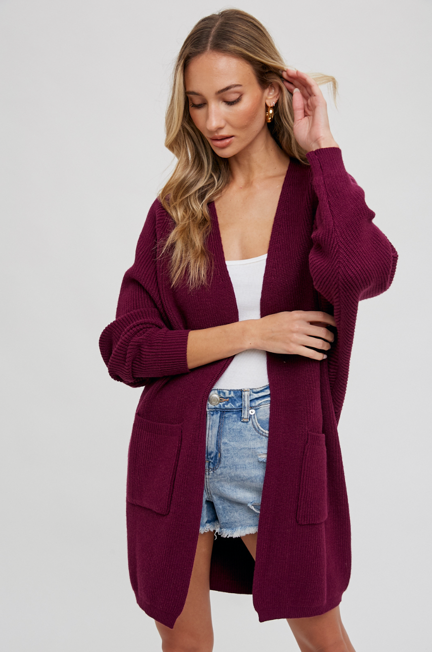 Batwing Sleeve Cardigan