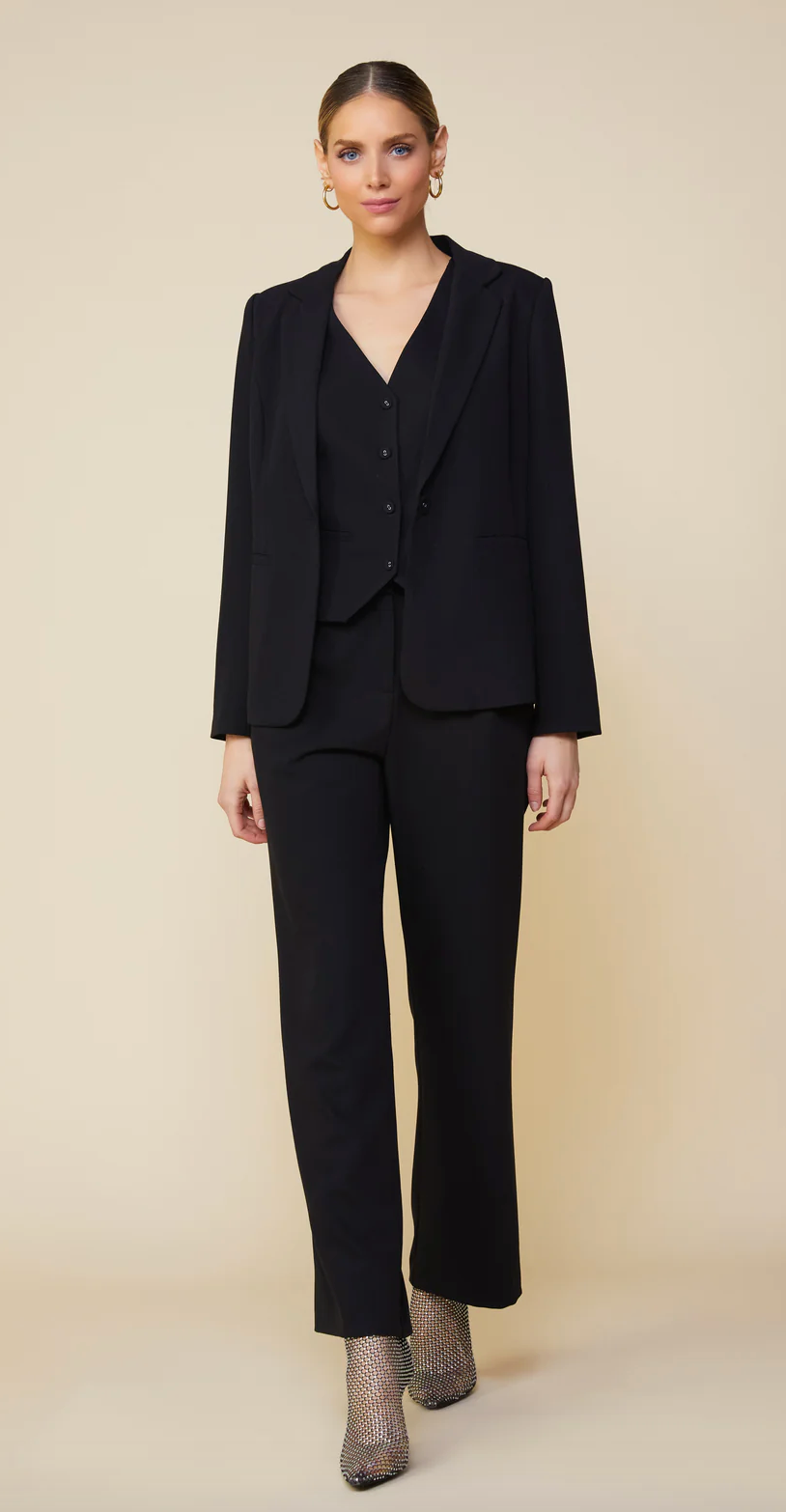 Tailored Single Button Blazer