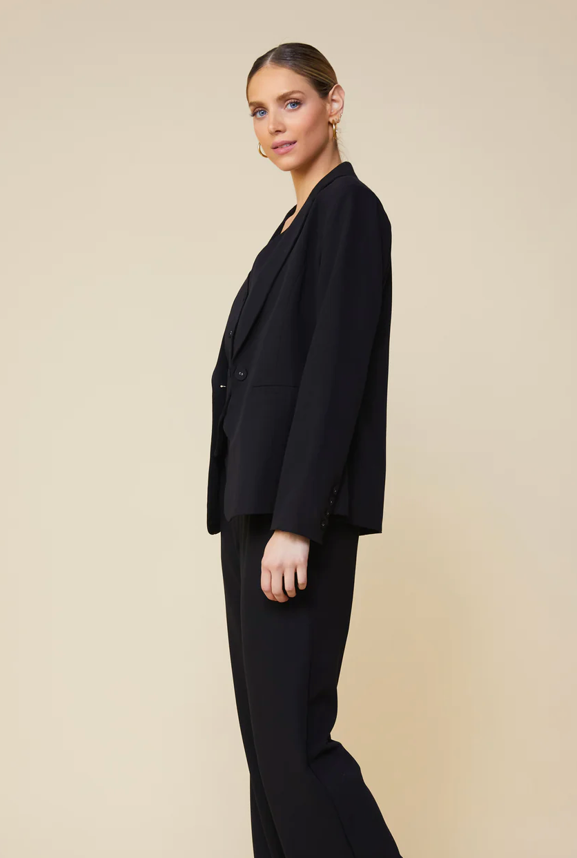 Tailored Single Button Blazer