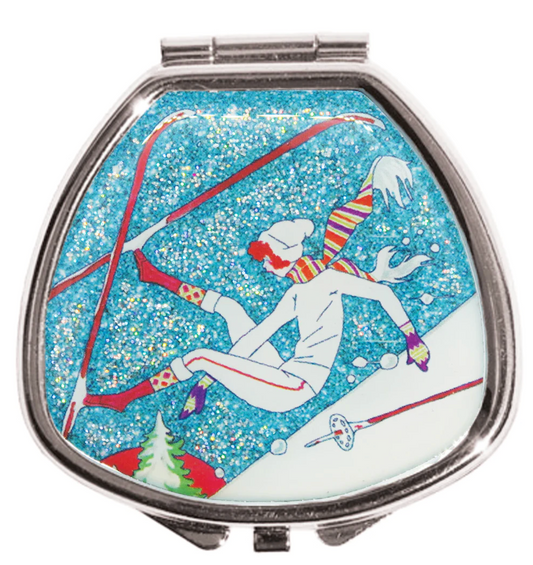 Oops a daisy Skiing Flapper - Lip Balm Compact