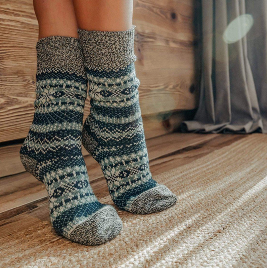 Nordic Socks Soft Cozy™ Warm (Asenka - Teal)