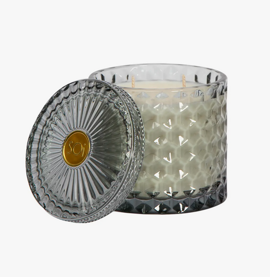 Heathered Suede Shimmer Candle