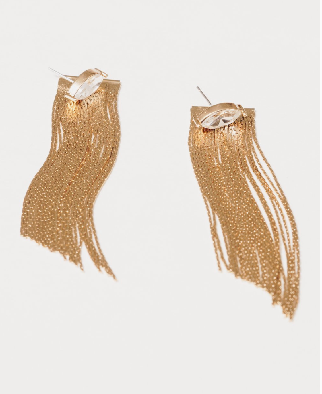 Crystal 2025 fringe earrings