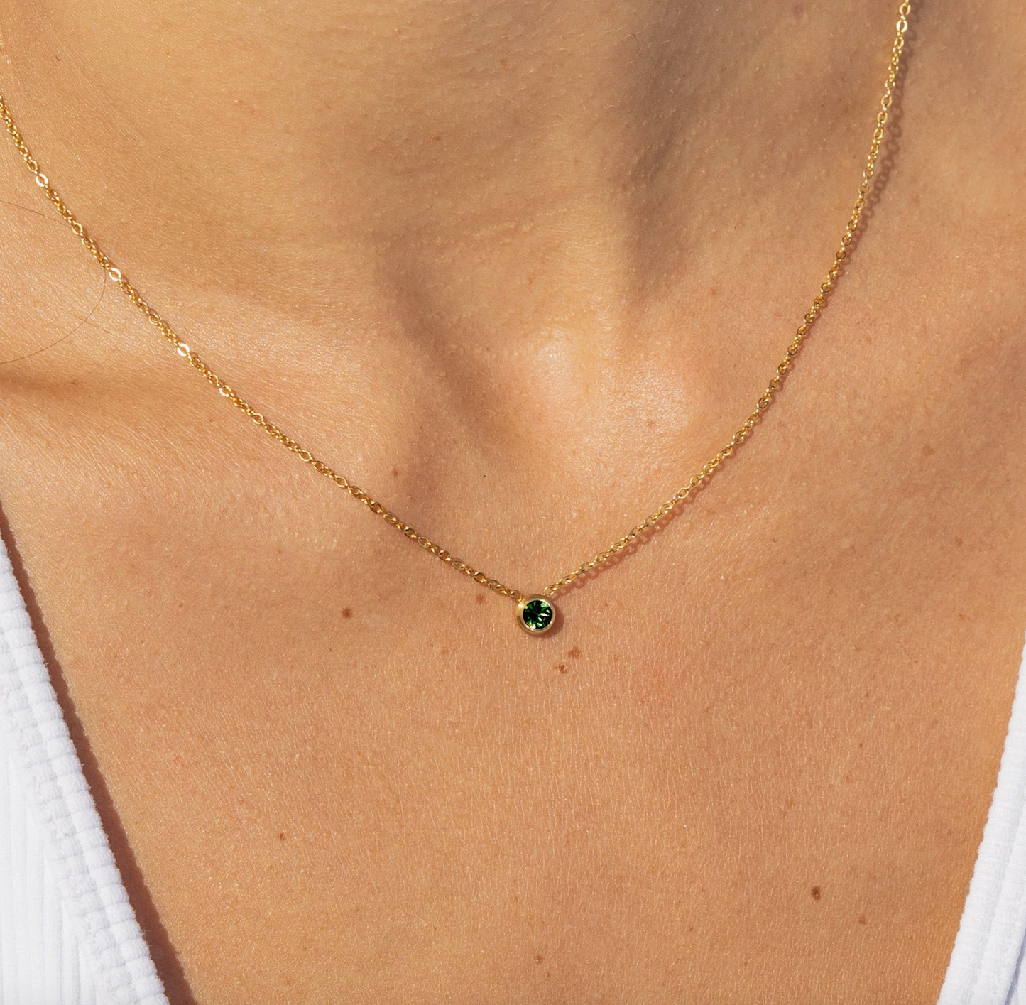 Star Stone Necklace - Birth Stones