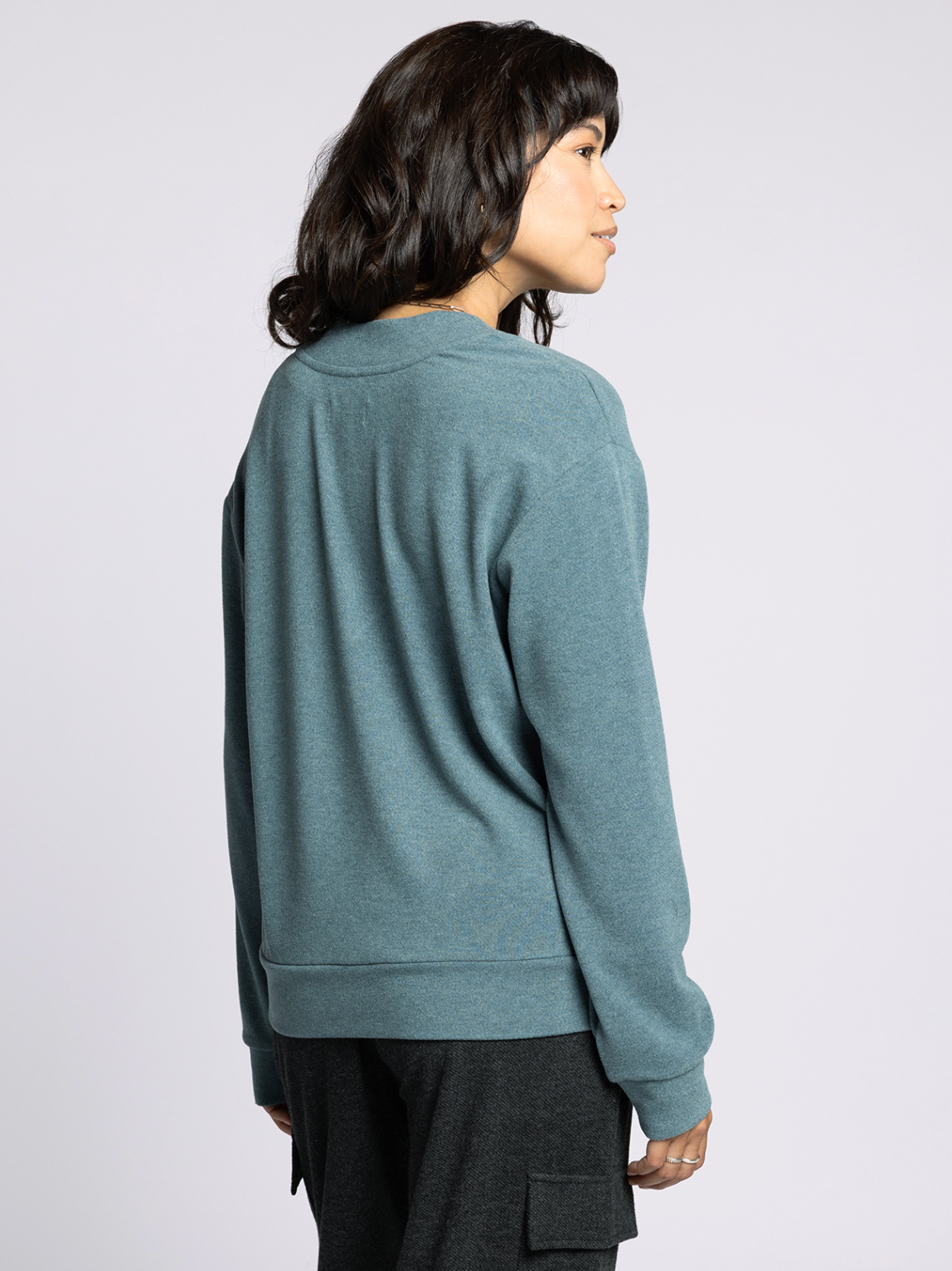 Manal Top - Spruce Heather