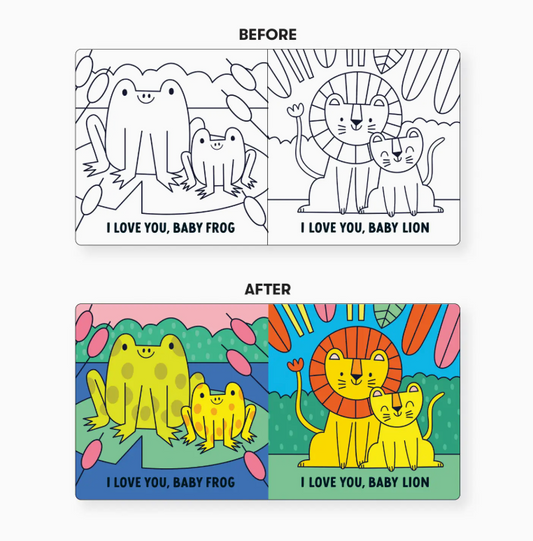 I Love You, Baby Color Magic Bath Book