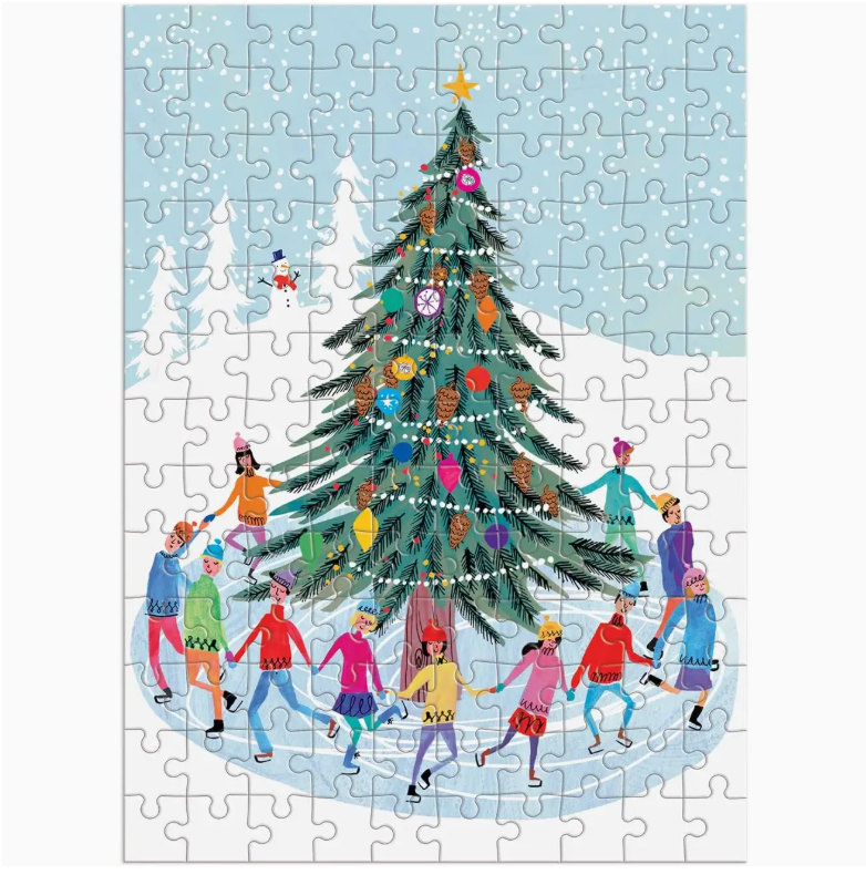 Tree Skaters - 130 Piece Puzzle Ornament