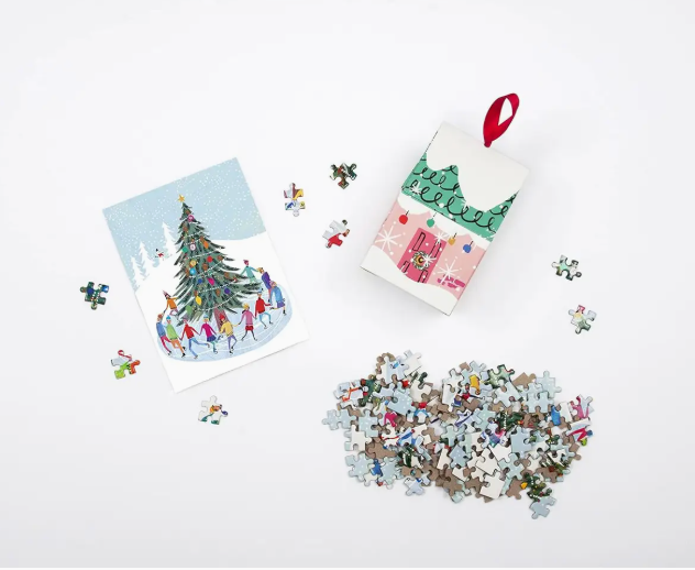 Tree Skaters - 130 Piece Puzzle Ornament