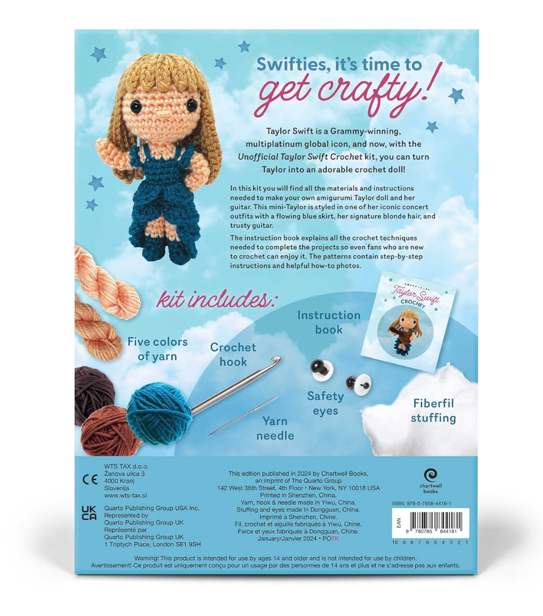 Taylor Swift Book and Crochet Kit