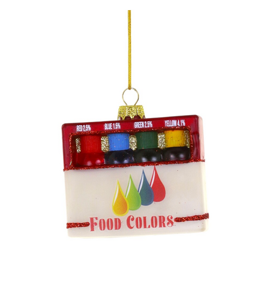 Vintage Food Colors Ornament