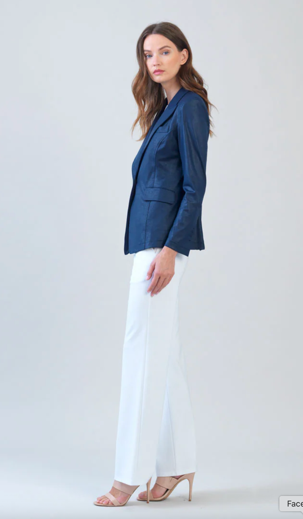 Liquid Leather™ Signature Pocket Blazer - Navy